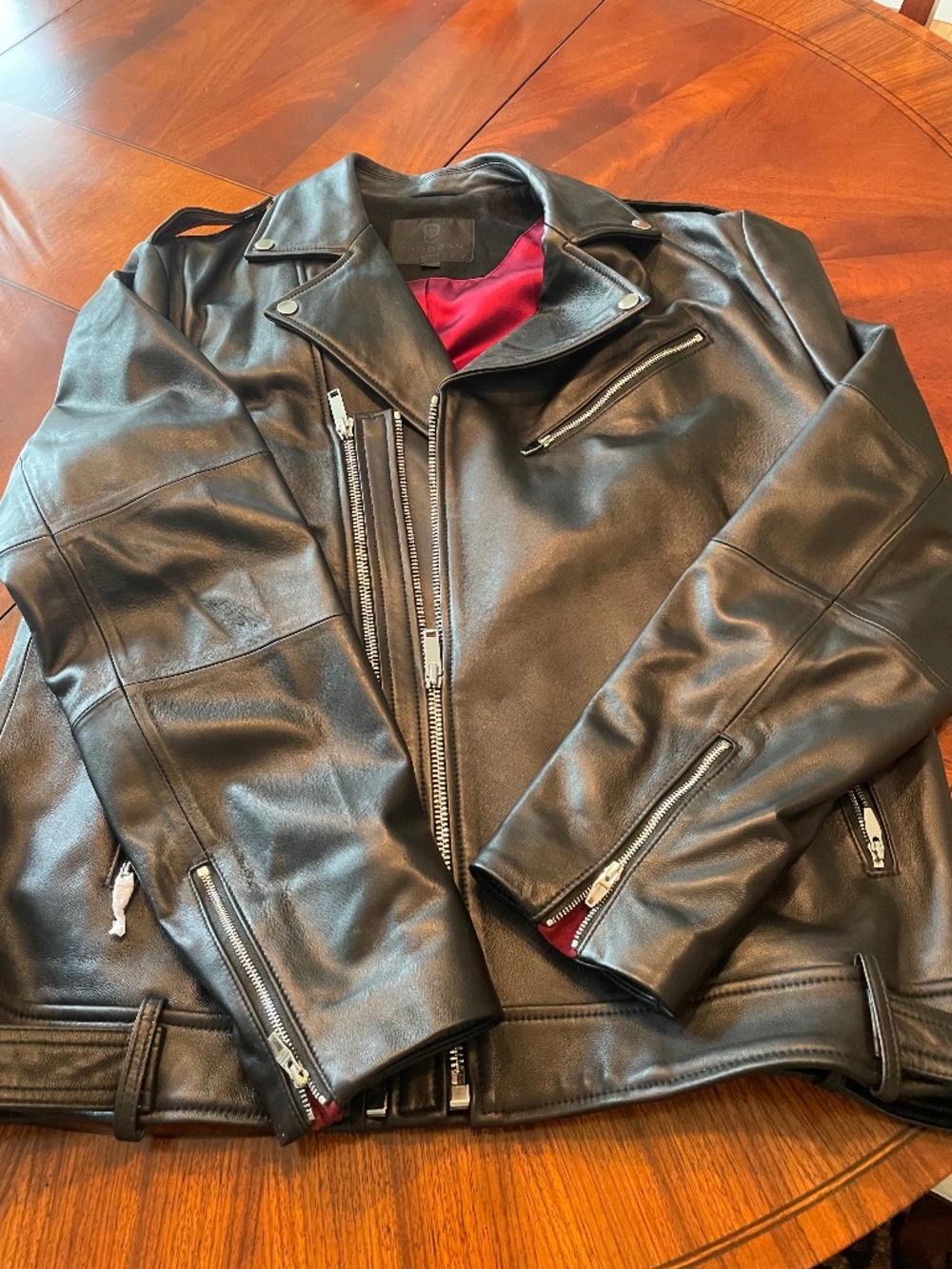 motorcycle jacket made from the softest lambskin